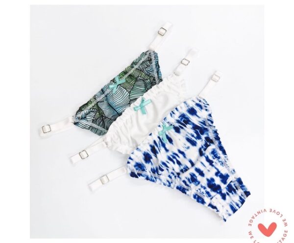 Vintage Art 4485 Pack x3 Regulable Fruncida De Microfibra Estampada