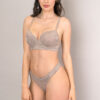Natubel Art 302 Conjunto taza soft con base de puntilla elastizada y colaless