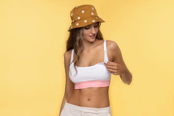 Brigitte Art 1706 Corpiño MOM de algodón & lycra con elástico personalizado