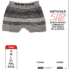 New Star Art 5118 Boxer Rayado Combinado Con Marca De Algodon