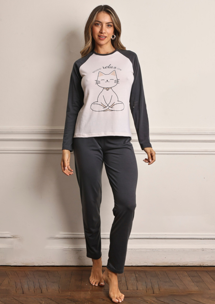 Samira Art 3053 Pijama Remera Con Pantalon
