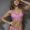 Sigry Art 1925 Conjunto de puntilla y tul lycra con dije. Corpiño empuja hacia arriba suave. Regulable sin enredos.