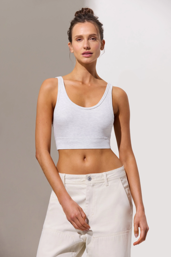 Brigitte Art B64 Top de morley reforzado con algodón & lycra interno.