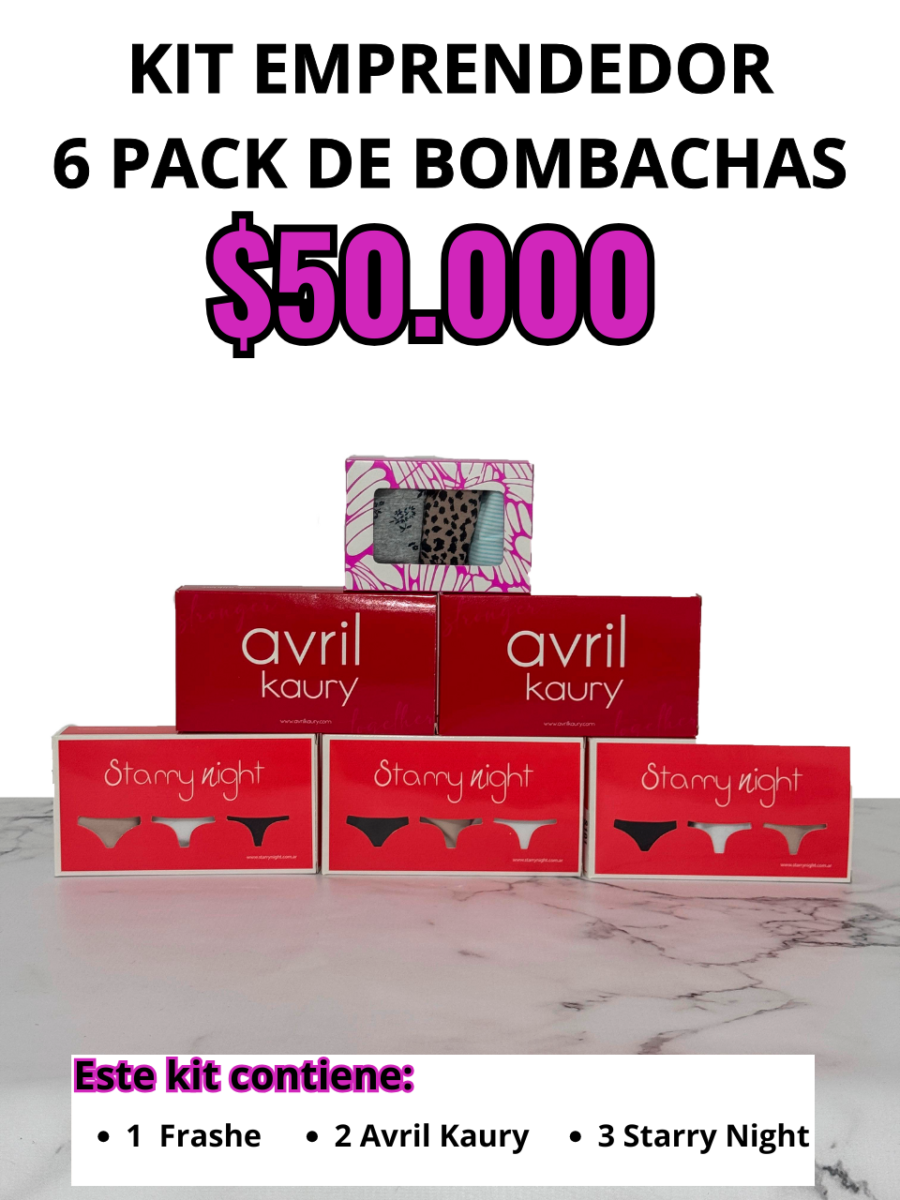 Kit 6 Pack Bombachas Modelo 2