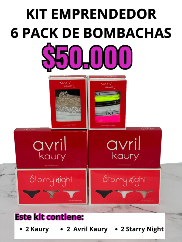 Kit 6 Pack Bombachas Modelo 1