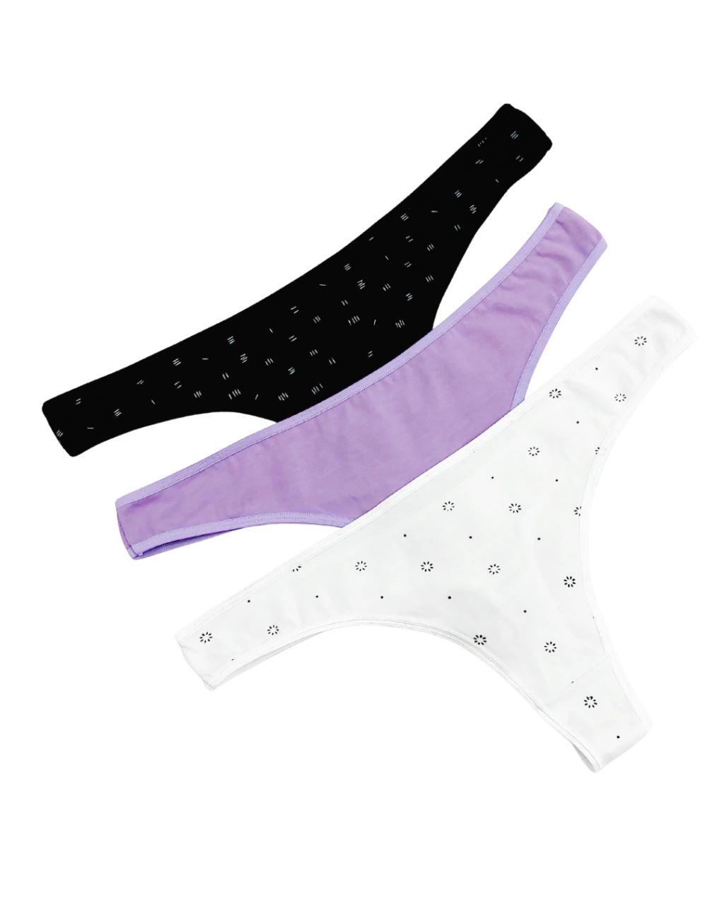 Vintage Be Free Art 4073 Pack X3 Colaless Algodón Con Lycra Estampado Envivado