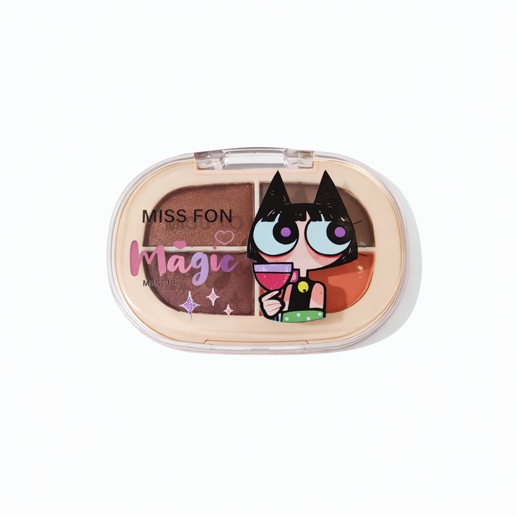 Paleta de Sombras 4 Colores Miss Fon Magic