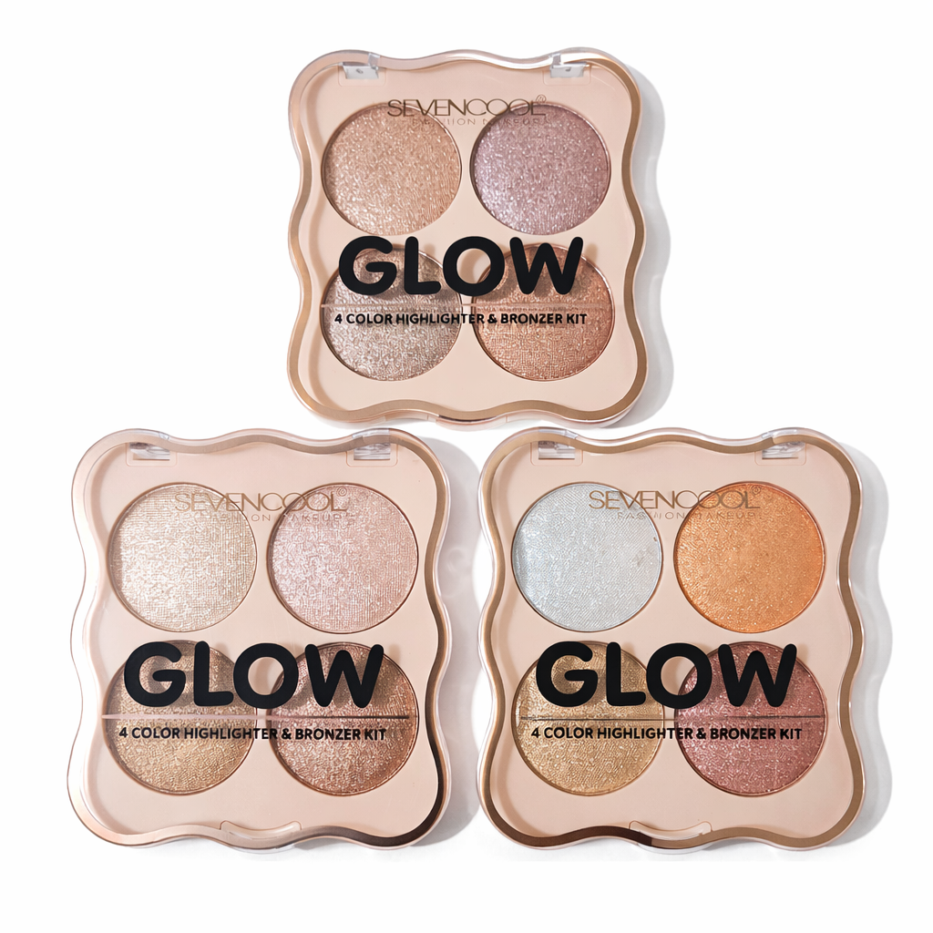 Paleta Glow 4 iluminadores Sevencool