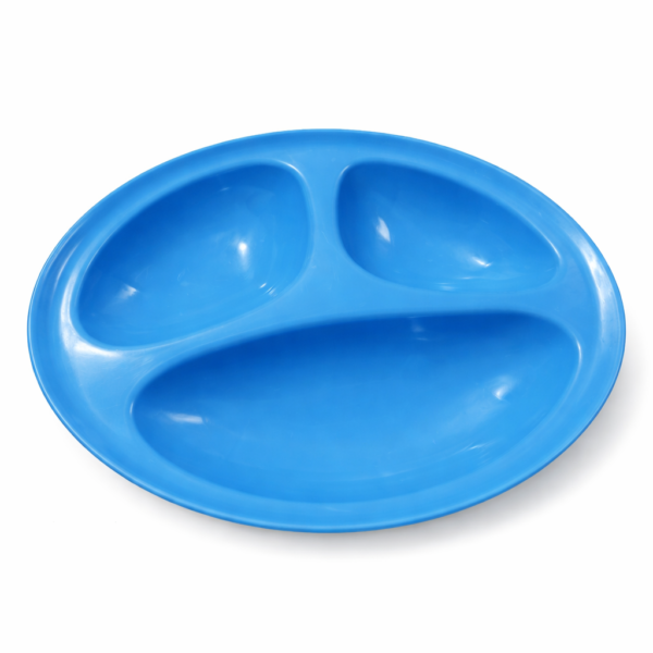 Plato Infantil 3 Divisiones Plastico Liso