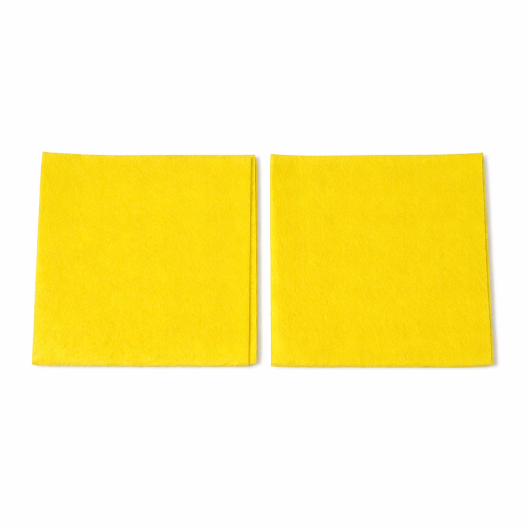 Paños Tipo Ballerina De Mano Amarillo X2