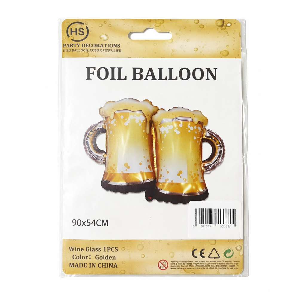 Globo Metalico Cerveza